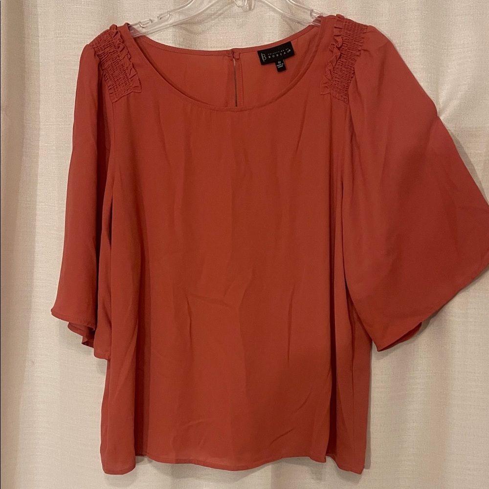 Bobeau Terracotta Blouse